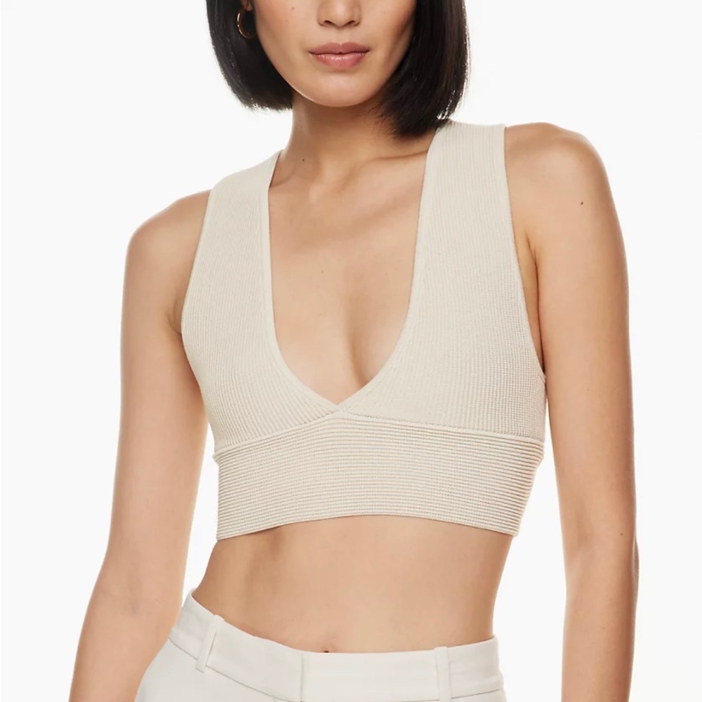 Sculpt Knit Deep V Tank